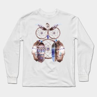 Owl Dreamcatcher Long Sleeve T-Shirt